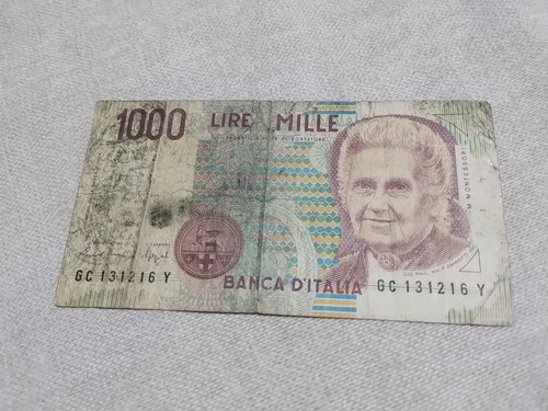 Banconota mille 1000 - 1000, lire