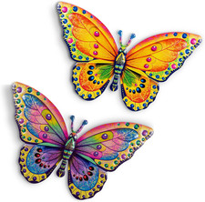 2 Pezzi Grande Farfalla in