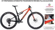 KIT PELLICOLA PROTEZIONE TRASPARENTE PER TELAIO BICI BMC Fourstroke 01 ONE MTB