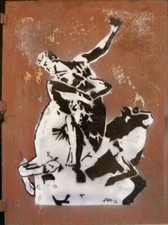 quadri moderni stencil su