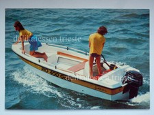 MOTOSCAFO RIO 400 GOAL barca a motore nautica vecchia cartolina vintage