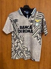 MAGLIA LAZIO SIGNORI NO MATCH WORN INDOSSATA SHIRT JERSEY CAMISETA VINTAGE 94/96