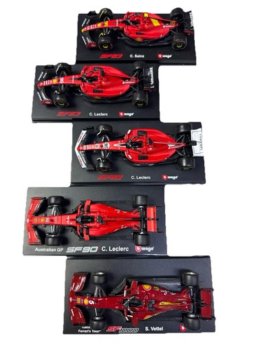Lotto ferrari burago - di, 1:43