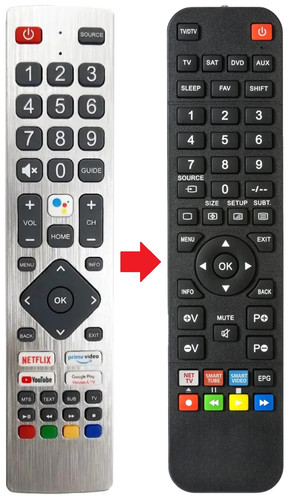 Telecomando adatto per sharp - telecomando,