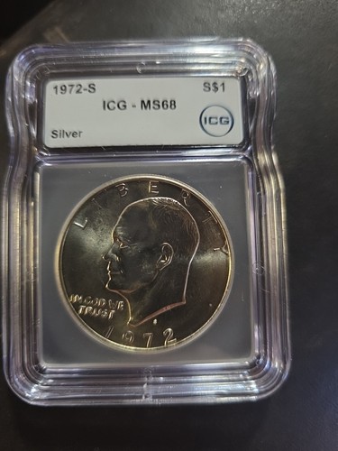1972 eisenhower ms68 - eisenhower,