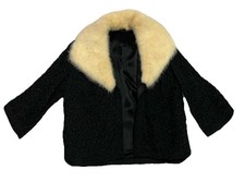 Giacca vintage visone orlo