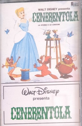 Cenerentola musicassetta walt - cenerentola,
