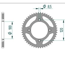 Pignone acciaio per Beta RR 50