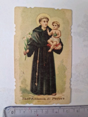 Santino holy card fustellato - santino,