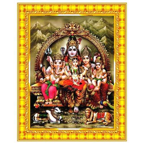 Quadro parete shiv parivar - da,