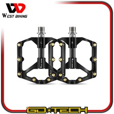 Pedali bici mtb flat alluminio - pedali,