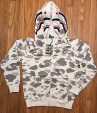 FELPA CON CAPPUCCIO BAPE SHARK