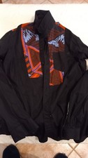 Camicia nera versace jeans - nera,