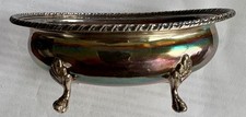 Sale maestro vintage con piedi sterling dell'argentiere italiano Buccellati 3 7/8" L