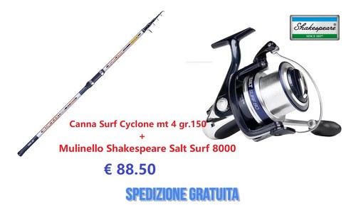 Combo surf casting - combo, canna