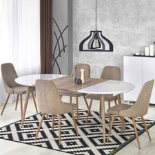 Tavolo allungabile tondo