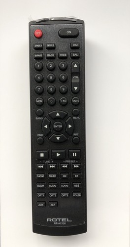 Telecommande rotel ax150 - rotel, rr-ax150