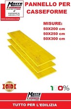 PANNELLO GIALLO DA GETTO CASSEFORME PANNELLI LEGNO CARPENTERIA ABETE CASSEFORMI