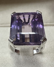 ANELLO SOLITARIO IN ORO BIANCO