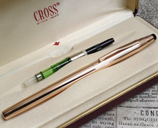 Cross Classic Century Stilografica V20 14K Laminati Oro 14K B Penna Fatto IN