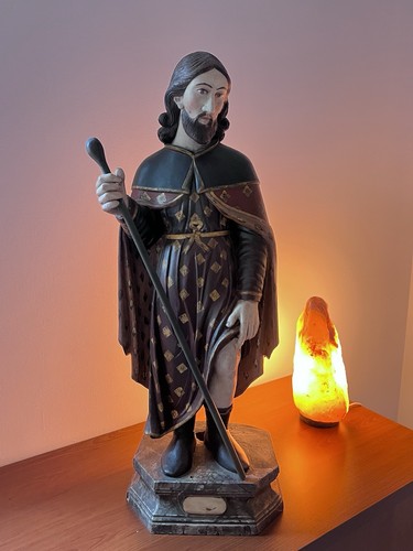 Antica statua legno - antica, in