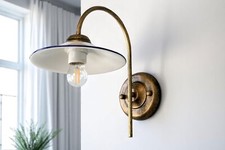 applique ceramica blu da