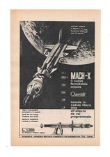 PUBBLICITÀ ADVERTISING WERBUNG ITALIAN CLIPPING 1964 QUERCETTI MACH X