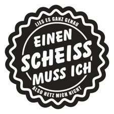 Adesivo leggi bene UNA MERDA