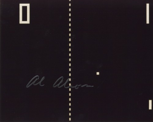 Foto firmata allan alcorn 8x10 - foto,