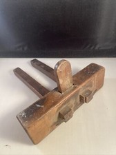 Vecchio attrezzo di legno da falegname Graffietto Trusquin Double XX Sec.