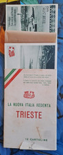 TRIESTE N.12 CARTOLINE FORMATO PICCOLO NON VIAGGIATE LA NUOVA ITALIA REDENTA