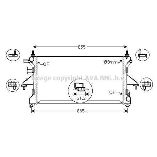 Ava quality cooling radiatore - ava,