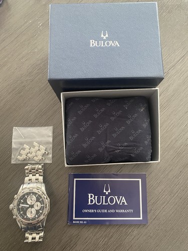 Bulova watch with - watch, box