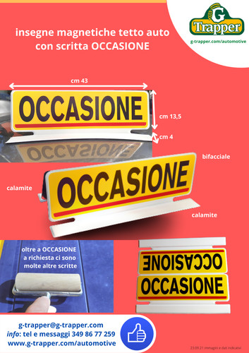 Cartelli pubblicitari auto
