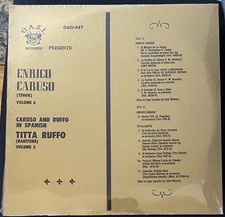 ENRICO CARUSO RUFFO DOMINGUES