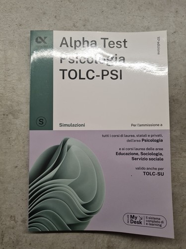 Alpha test psicologia - alpha,