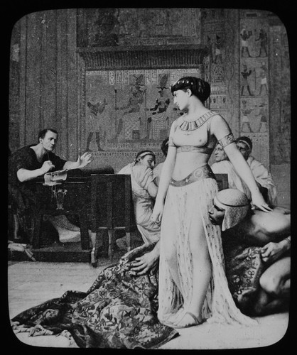 Magic lantern slide cleopatera - slide,