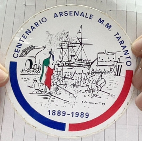 Adesivo centenario arsenale - adesivo,