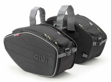 COPPIA BORSE LATERALI ESPANDIBILI MOTO SENZA TELAIO GIVI EA101B 30LT