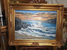 DIPINTO OLIO SU TELA"MARE IN