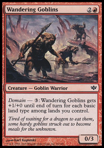 Mtg wandering goblins goblin - mtg,