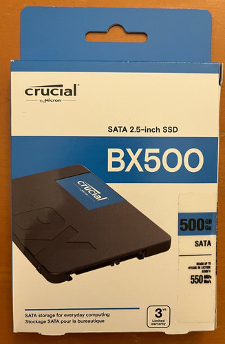 Crucial ssd plus 500gb - crucial, 2.5"