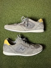 Hogan scarpa sneaker uomo Olympia grigio/giallo scamosciato taglia 8,5