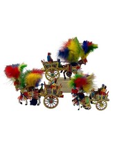 Carretto Siciliano in Legno 3 pezzi cm 15 cm 20 cm 25 Fatto a Mano in Italia