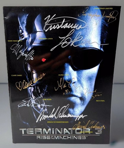 Terminator film cast firmato - film,