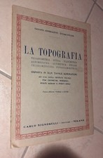 LA TOPOGRAFIA - COLLANA  RIASSUNTI CARLO SIGNORELLI EDITORE