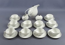 Servizio da tè caffè ceramica design Scherzer Bavaria Germany vintage XX Sec.