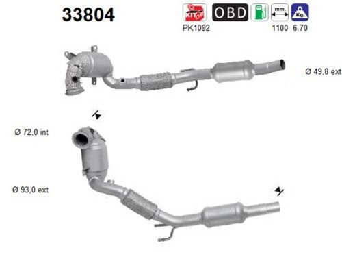 115 catalizzatore per - 85, kw