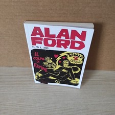 ALAN FORD - Numero 15  ANASTATICO - ED. GAZZETTA D.S.  - CON ADESIVI - EDICOLA