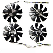 2 pezzi scheda grafica radiatore ventola accessori per ZOTAC GeForce GTX 1060 6 GB AMP ventola